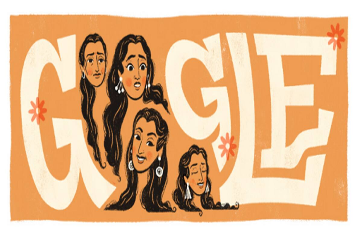 When Google couldn't hold its fascination for Nutan: A Doodle by Google to honour Nutan on her 81st birthday; Source: Postoast