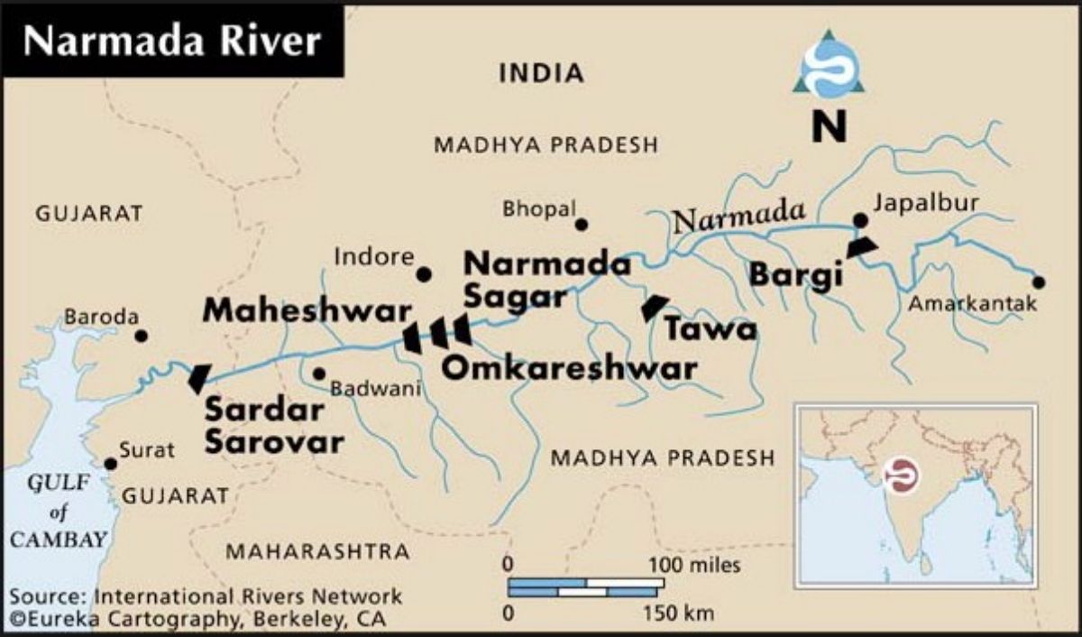 narmada river origin